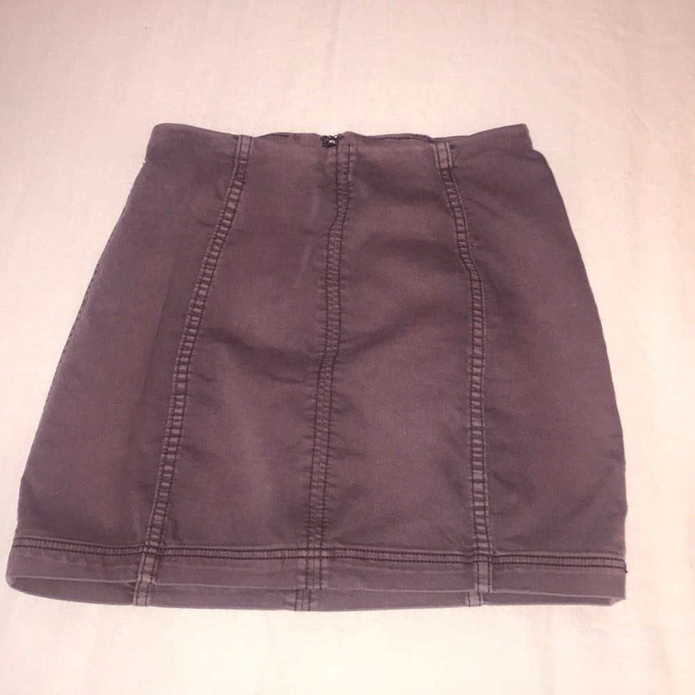 purple free people skirt